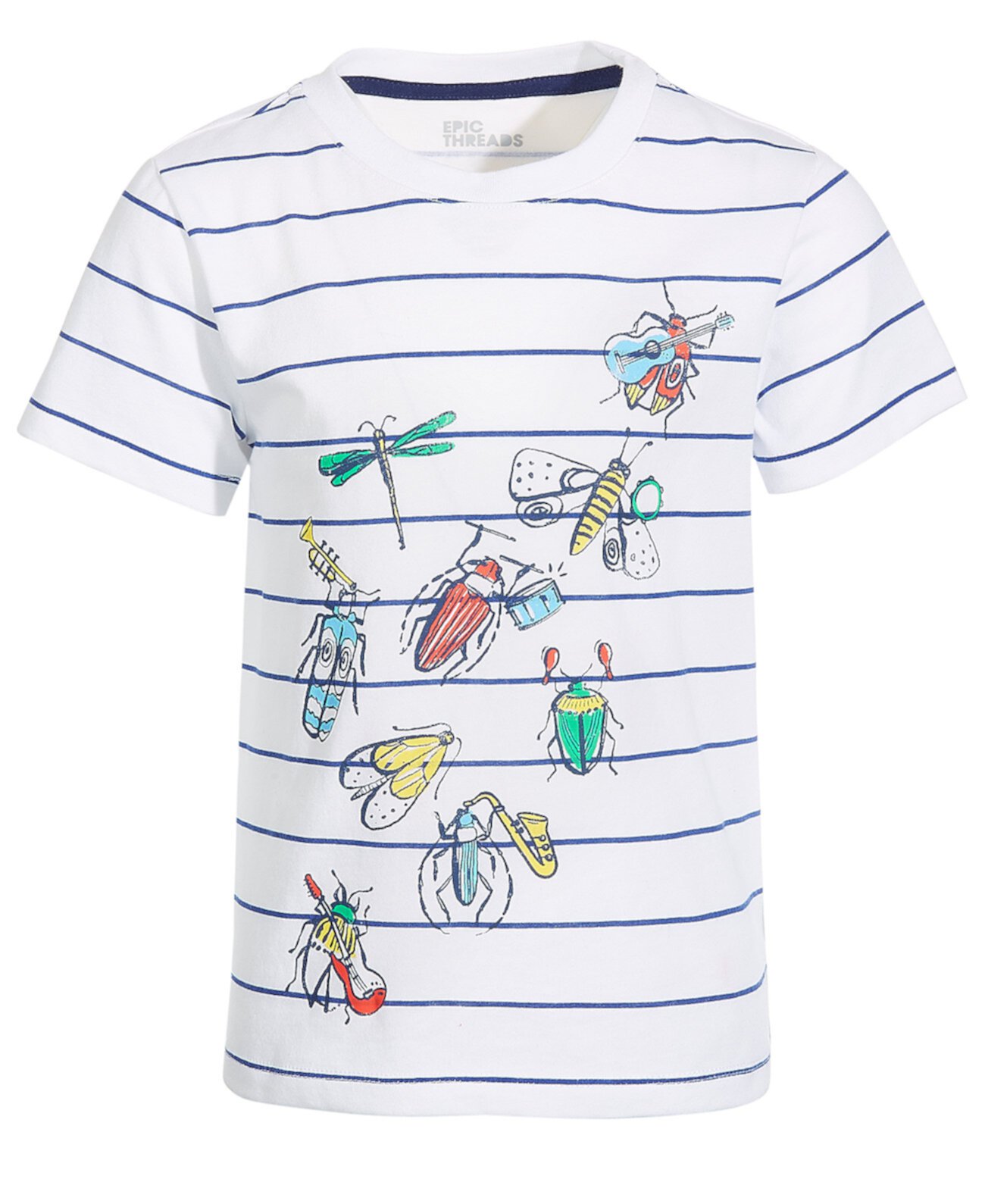 Toddler & Little Boys Rockin' Bugs Graphic T-Shirt, Created for Macy's Epic Threads