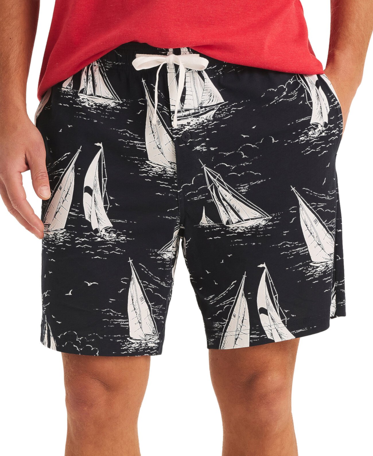 Men's Printed Sleep Shorts Nautica