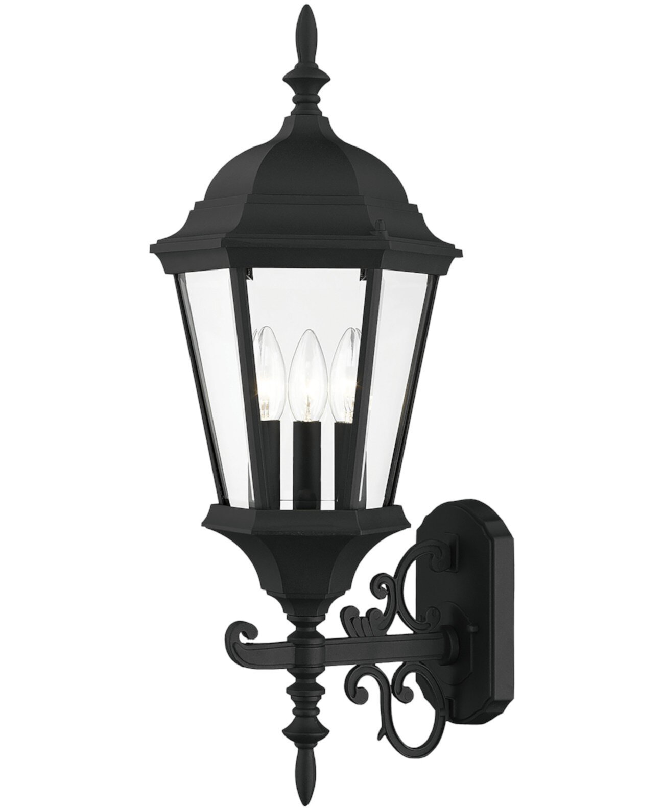 Hamilton 3 Light Outdoor Wall Lantern Livex