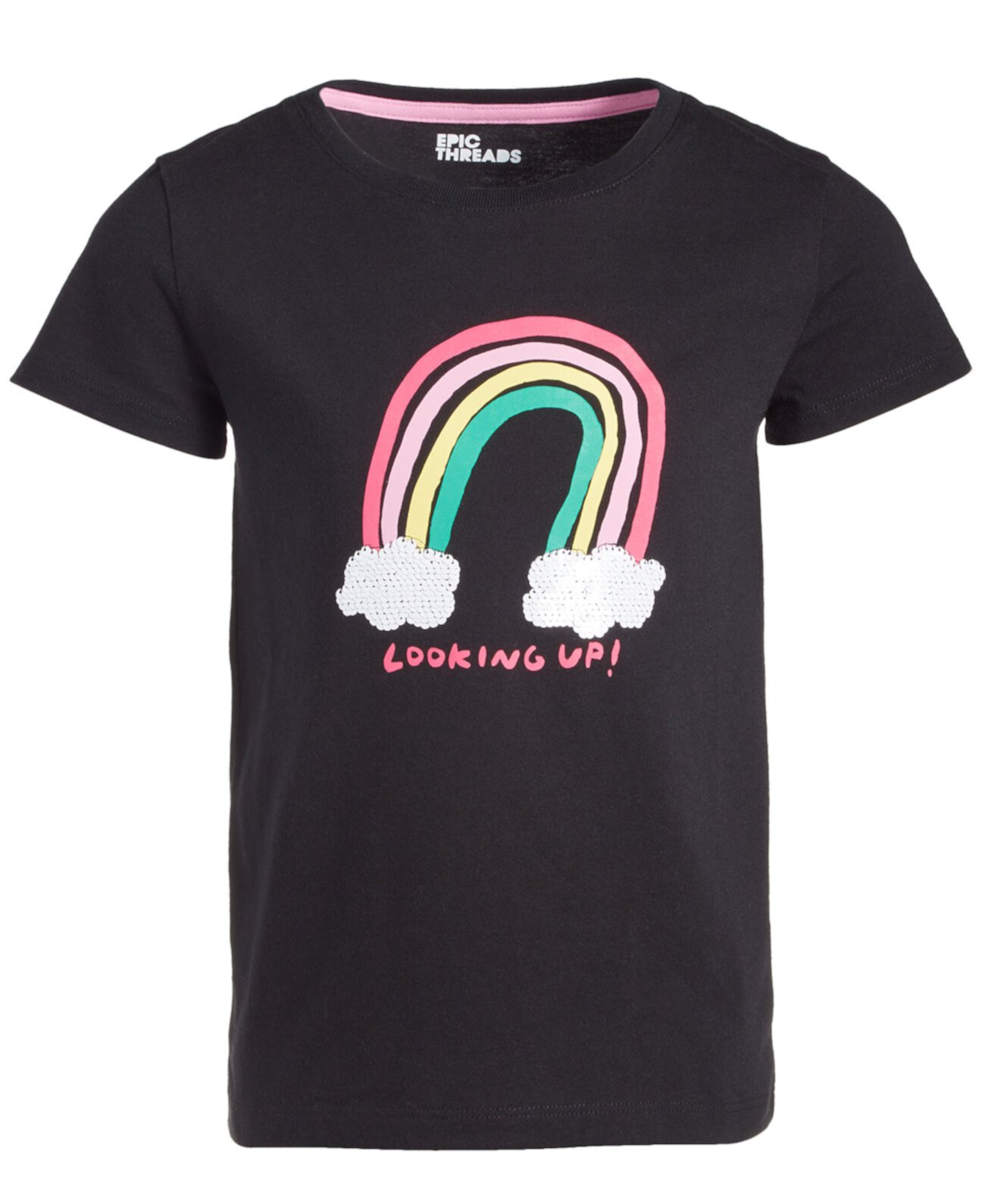 Toddler & Little Girls Looking Up Rainbow Graphic T-Shirt, Created for Macy's Epic Threads