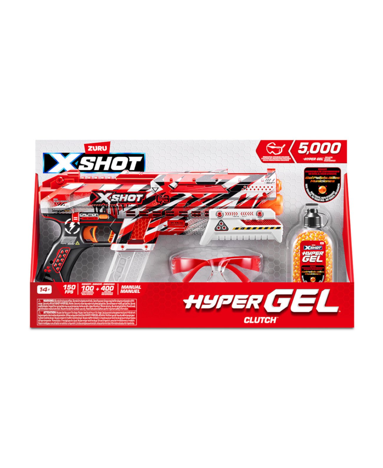 Hyper Gel Clutch Blaster 5,000 Hyper Gel Pellets X-Shot