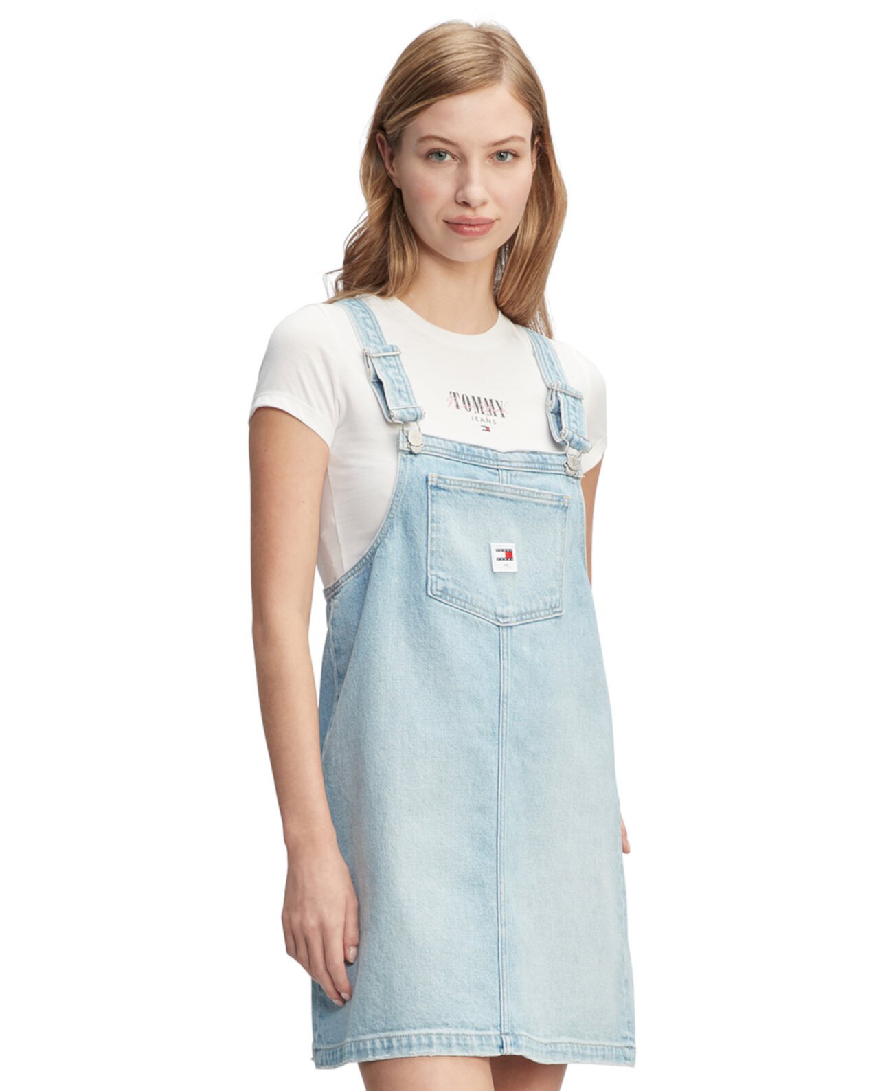 Women's Denim Overall Dress Tommy Jeans