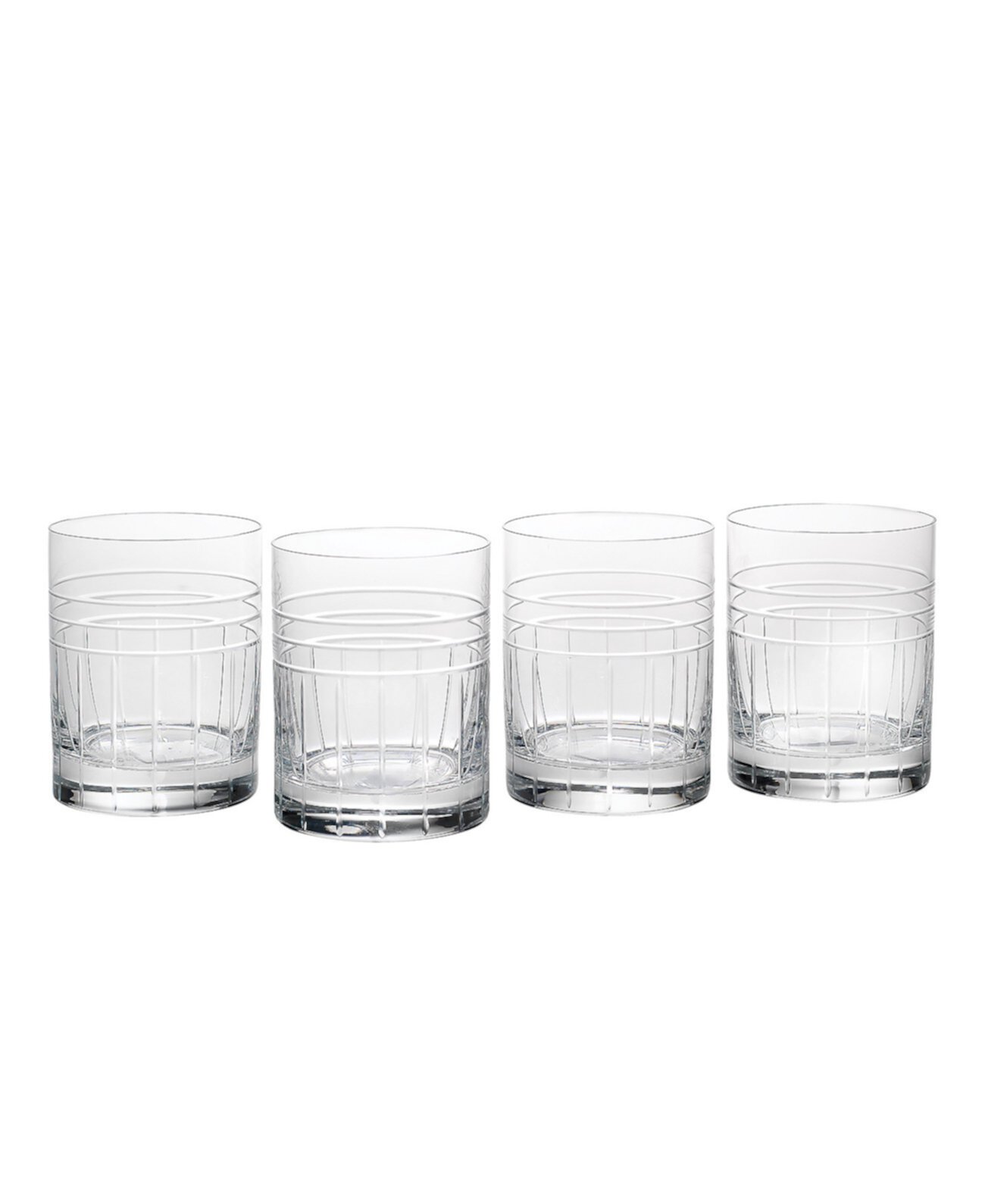 Tempo Double Old Fashioned Glasses, Set of 4 Reed & Barton