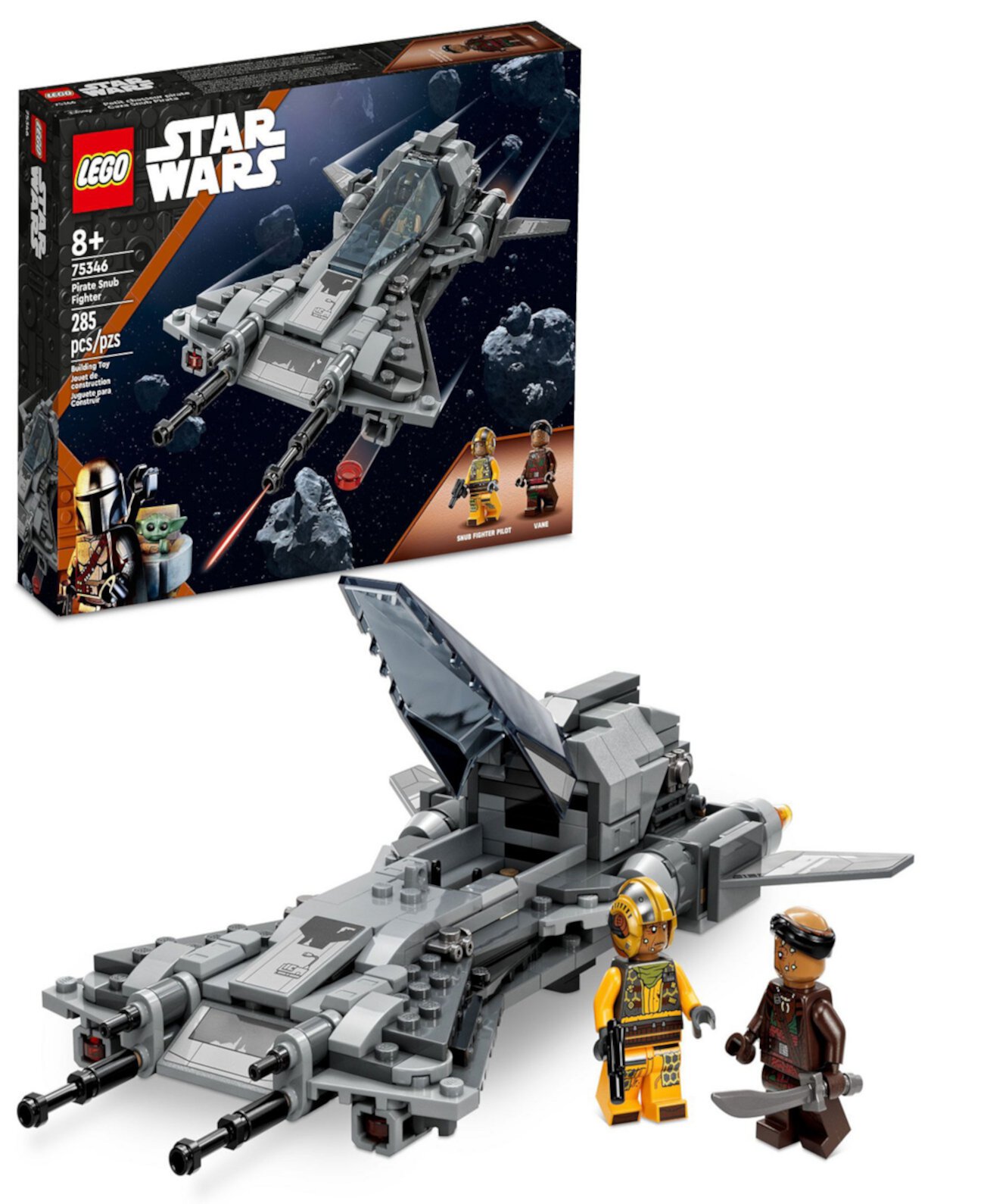 Конструктор Лего Star Wars Истребитель Пиратов 75346, 285 деталей Lego