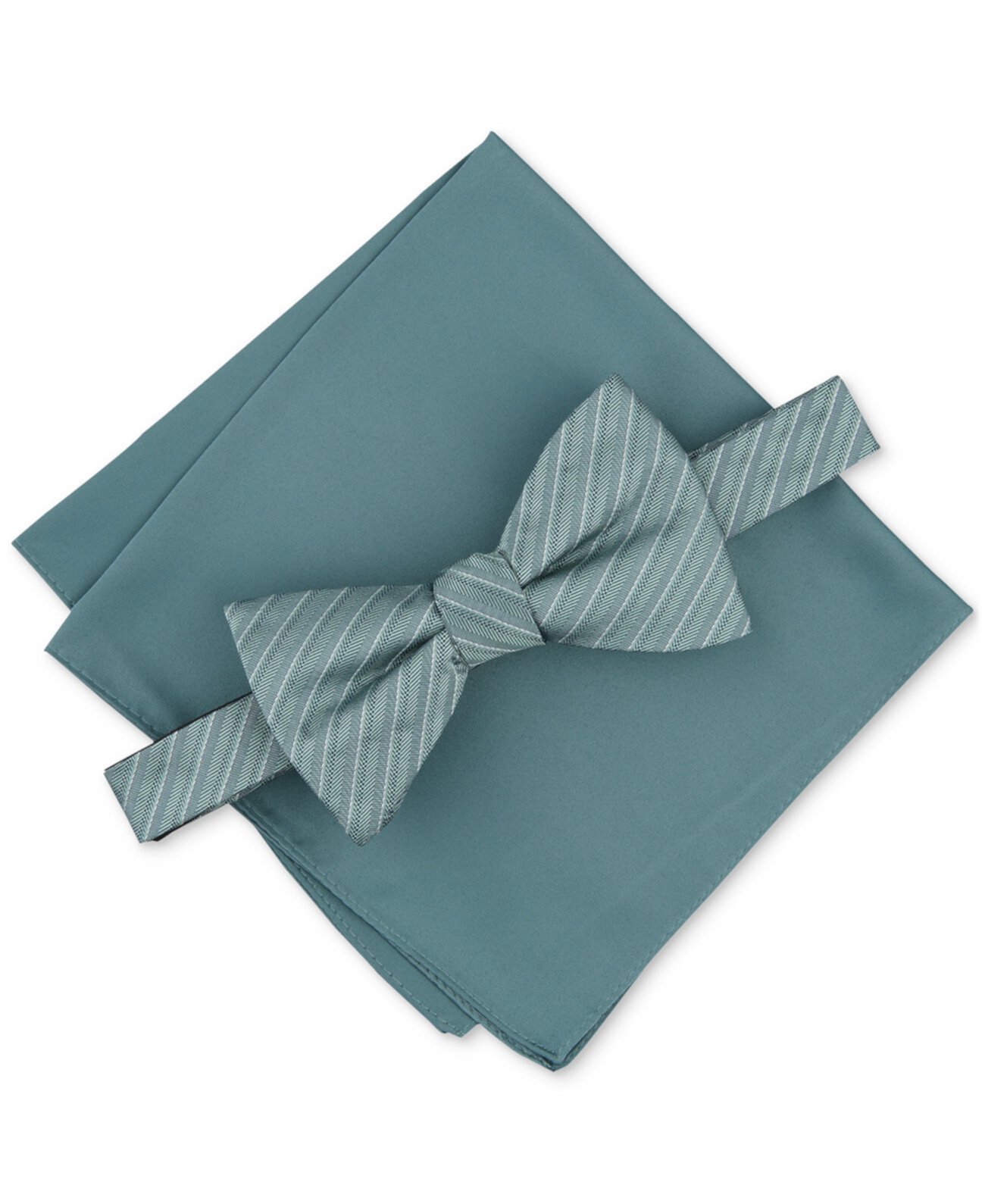 Men's Ozark Stripe Bow Tie & Dot Pocket Square Set, Created for Macy's Alfani