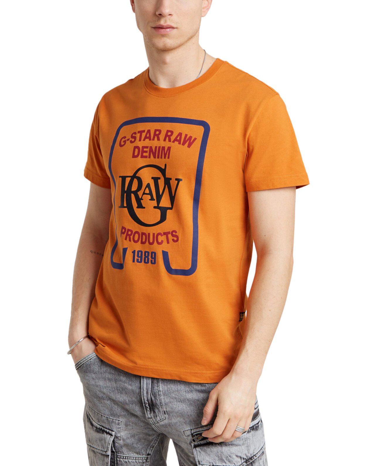 Men's Logo Graphic T-Shirt, Created for Macy's G-STAR RAW