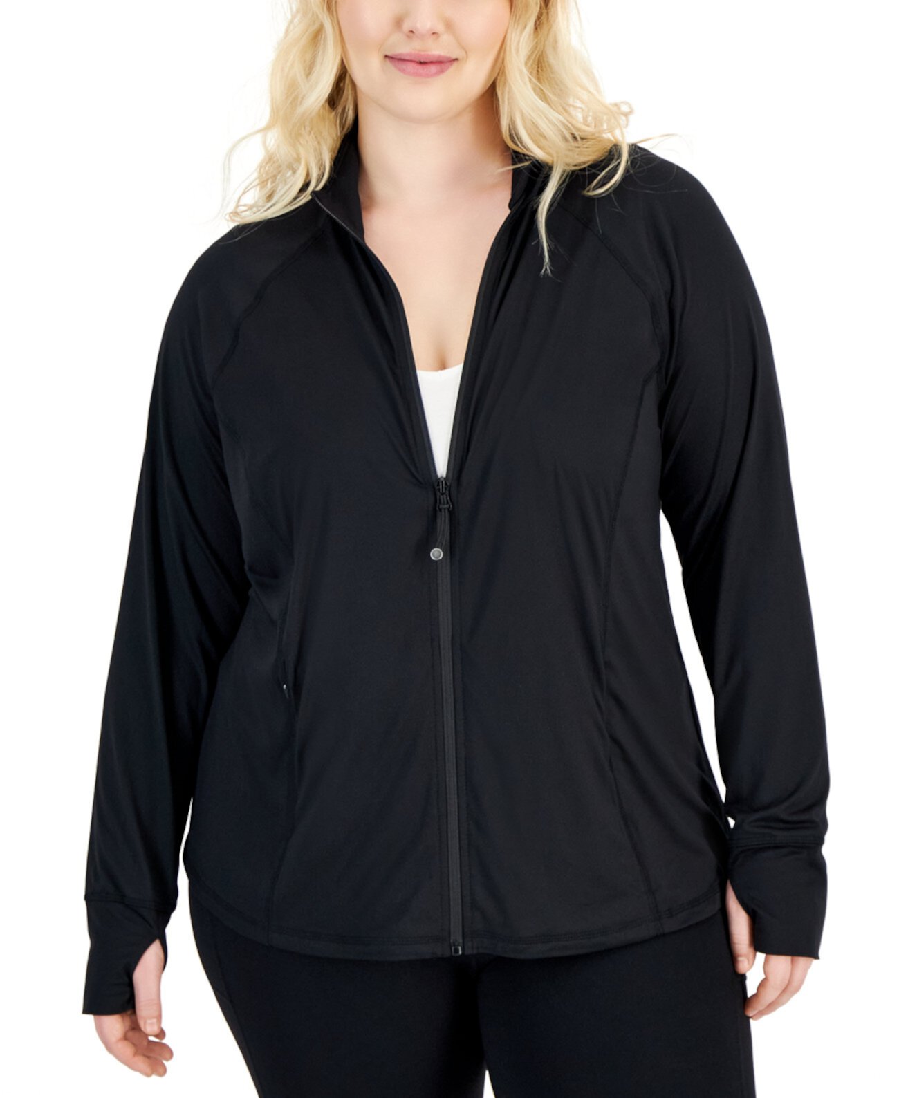 Женская Ветровка и легкие куртки ID Ideology Plus Size Essential Full-Zip Jacket ID Ideology