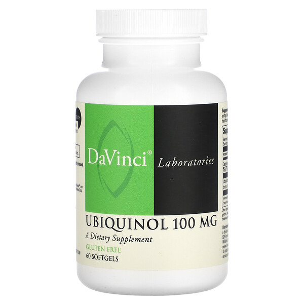 Ubiquinol, 100 mg, 60 Softgels DaVinci