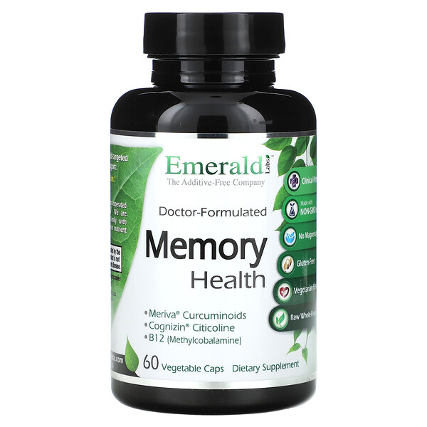 Memory Health, 60 Vegetable Caps Emerald Labs
