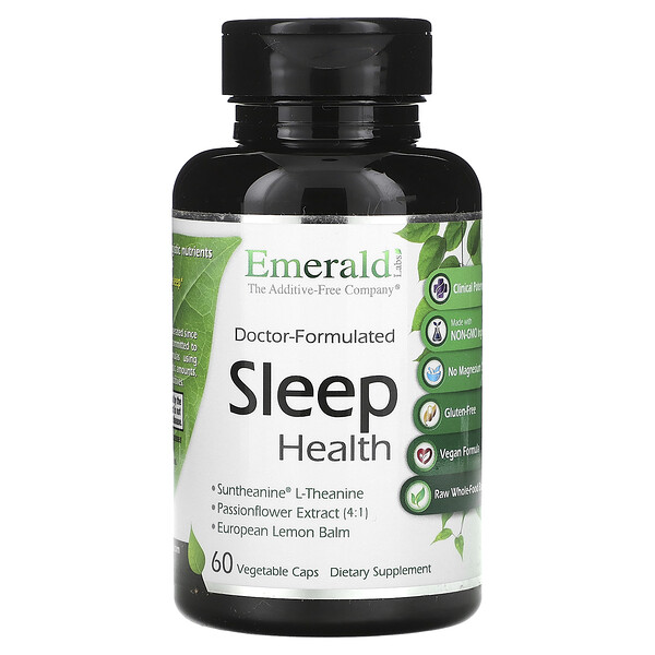 Sleep Health, 60 Vegetable Caps Emerald Labs