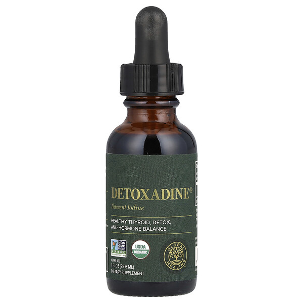 Detoxadine, Nascent Iodine, 1 fl oz (29.6 ml) Global Healing