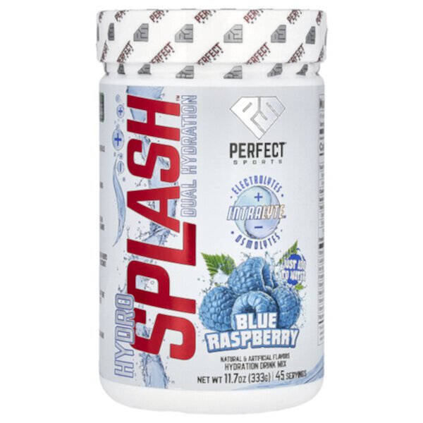 Hydro Splash, Dual Hydration, Blue Raspberry, 11.7 oz (333 g) Perfect Sports