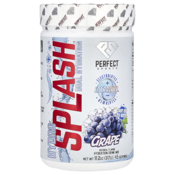 Hydro Splash, Dual Hydration, Grape, 11.2 oz (317 g) Perfect Sports