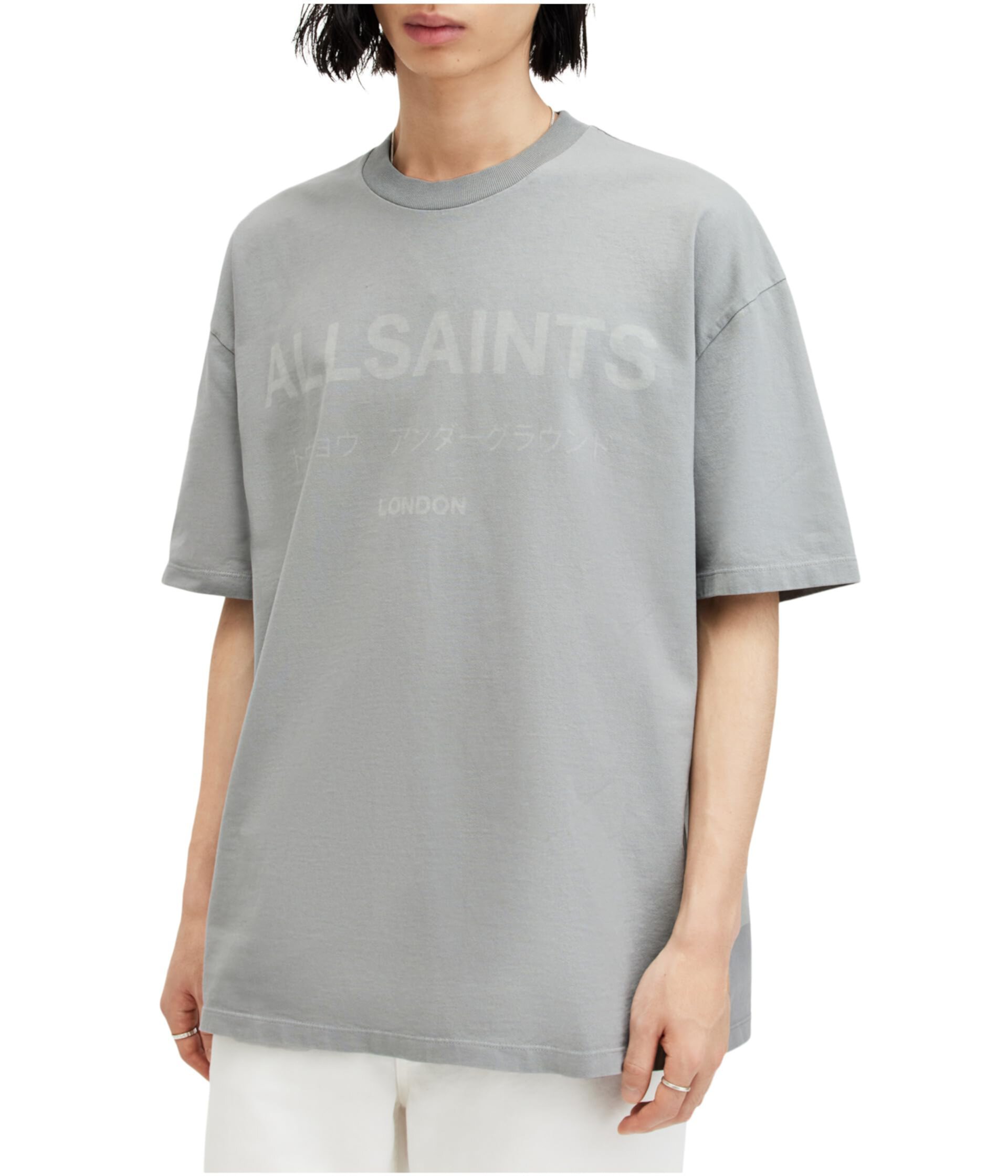 Мужская Футболка AllSaints Laser Short Sleeve Crew AllSaints