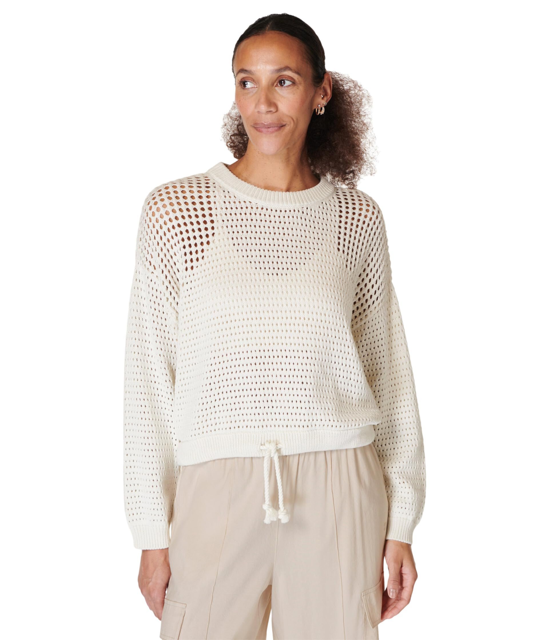 Tides High Open Weave Jumper Sweaty Betty