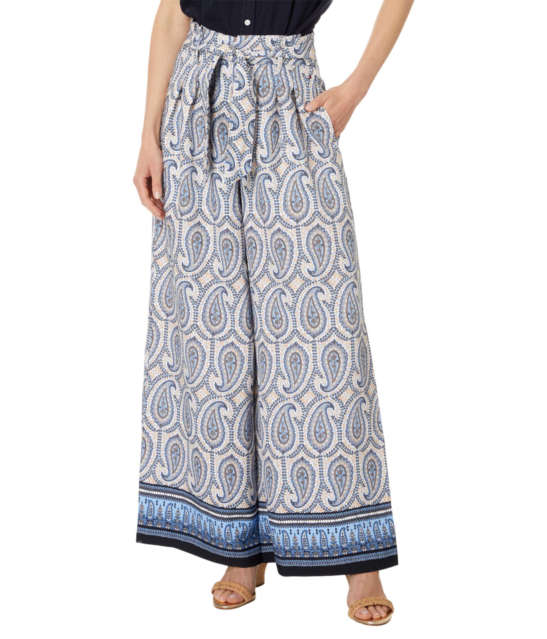 Paisley Wide Leg Pants Tommy Hilfiger