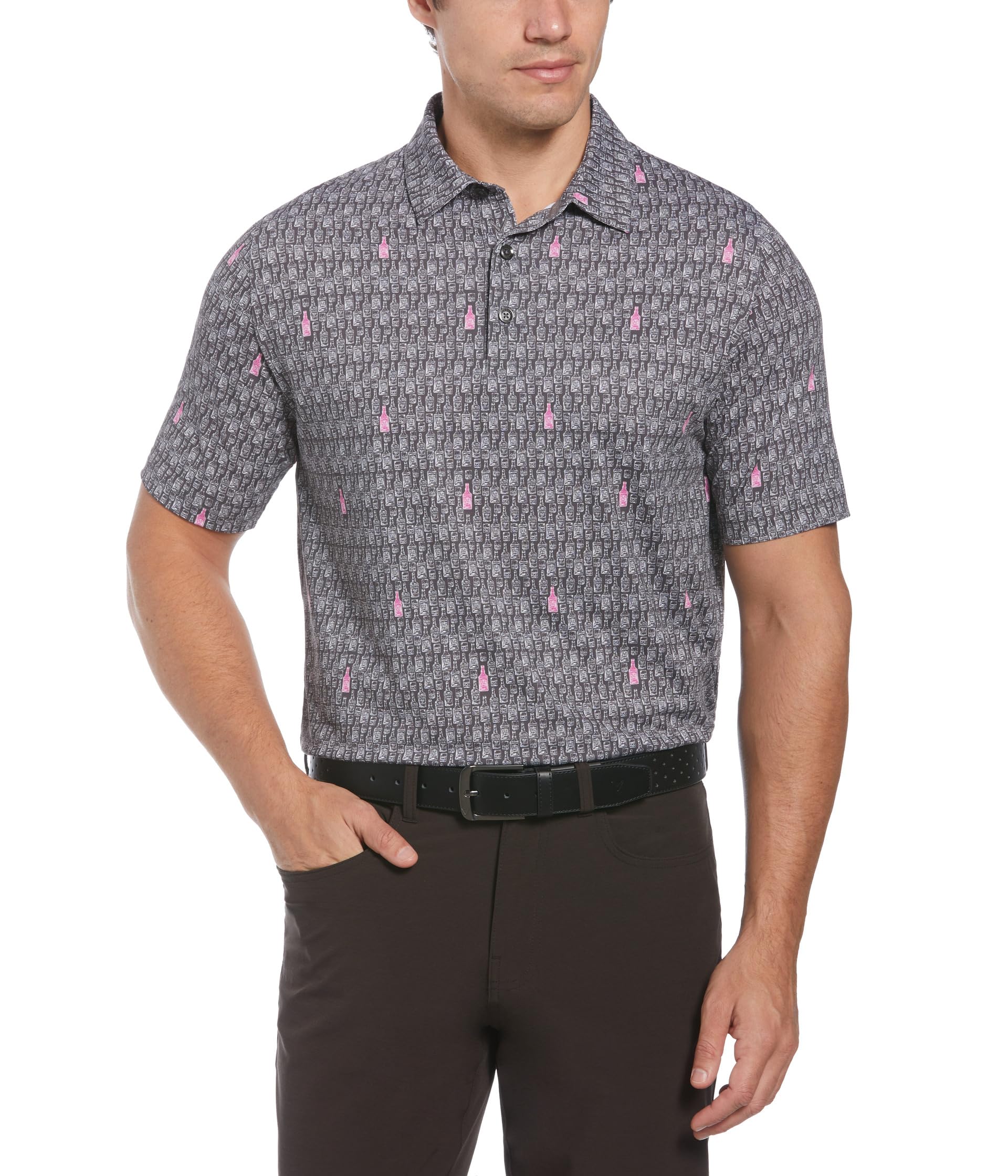 All-Over Scotch Novelty Print Polo Callaway