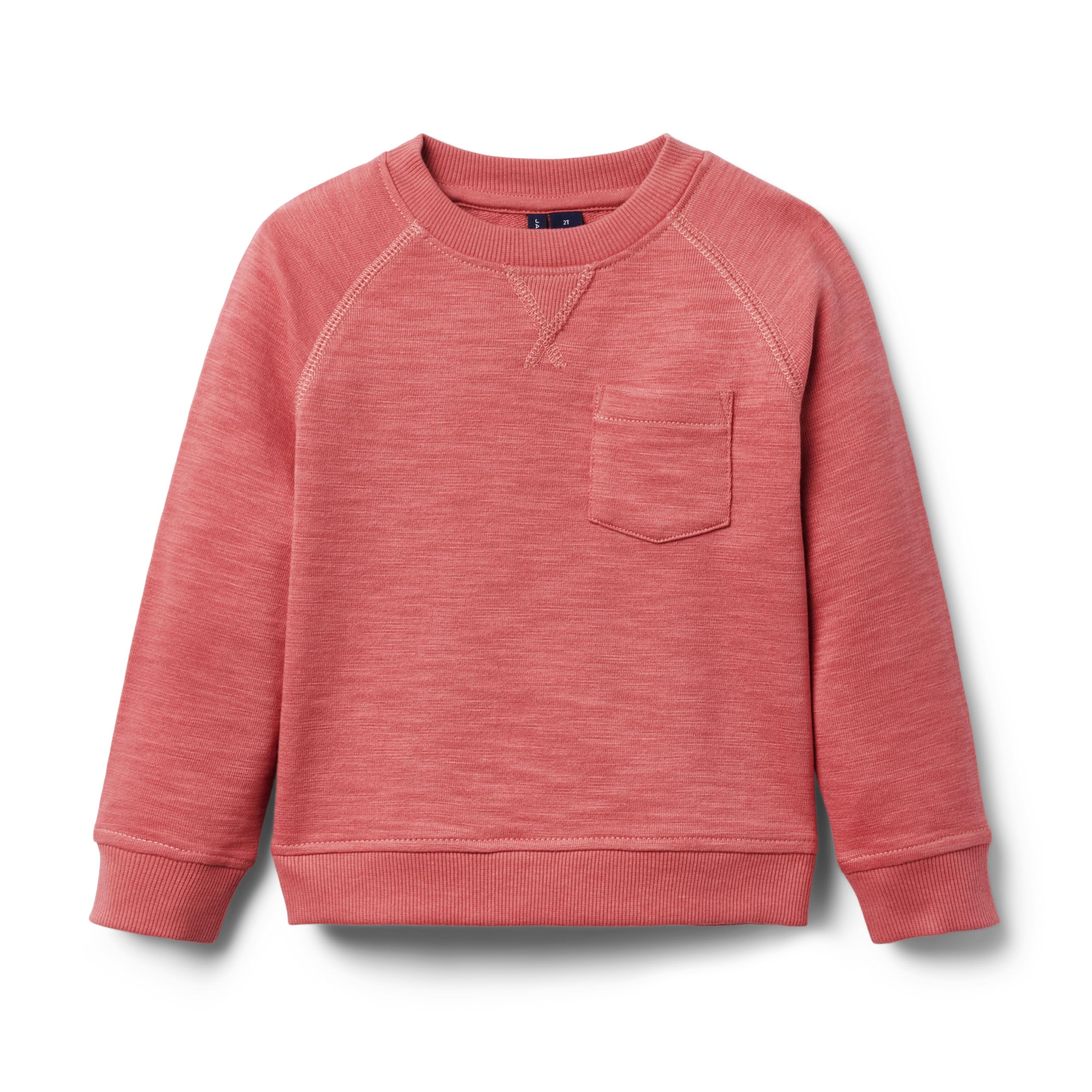 Boys Slub French Terry Crew Neck (Toddler/Little Kid/Big Kid) Janie and Jack