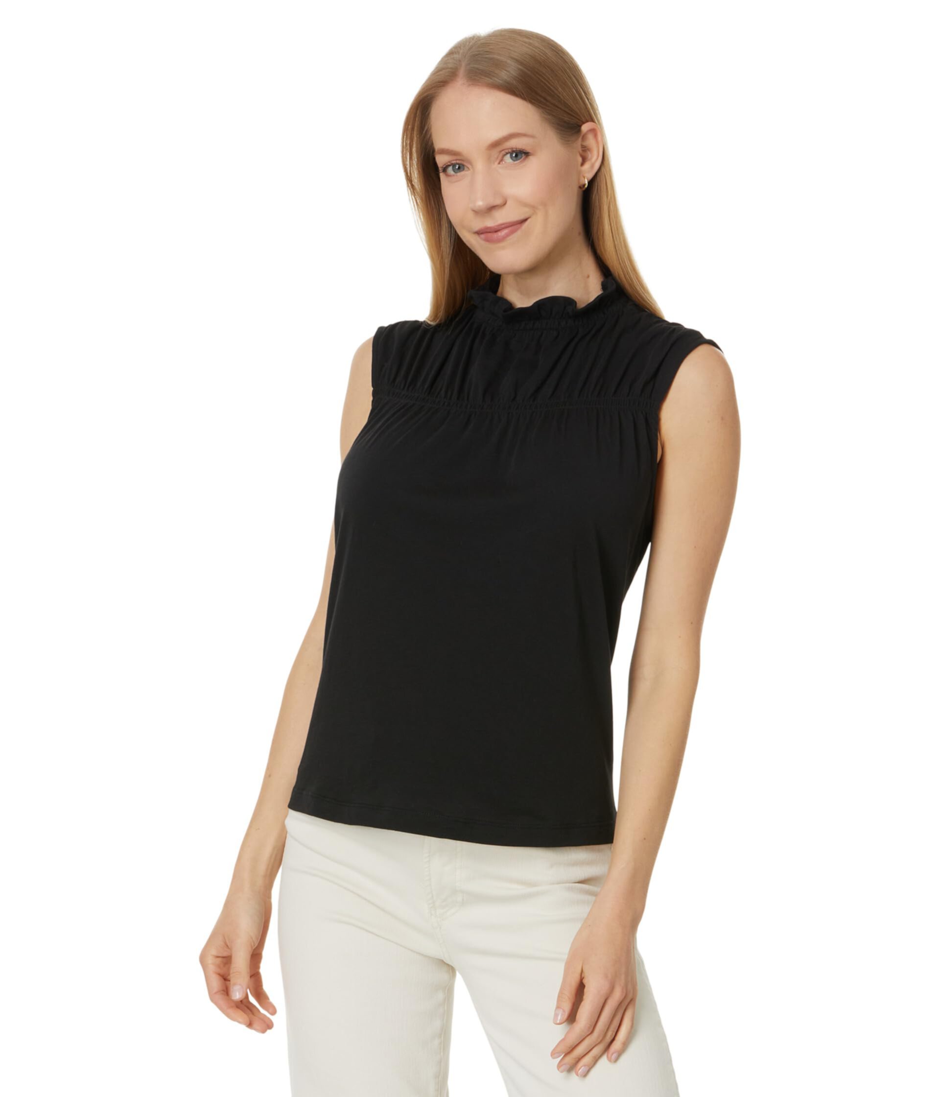 Sleeveless Shirred Top Sanctuary