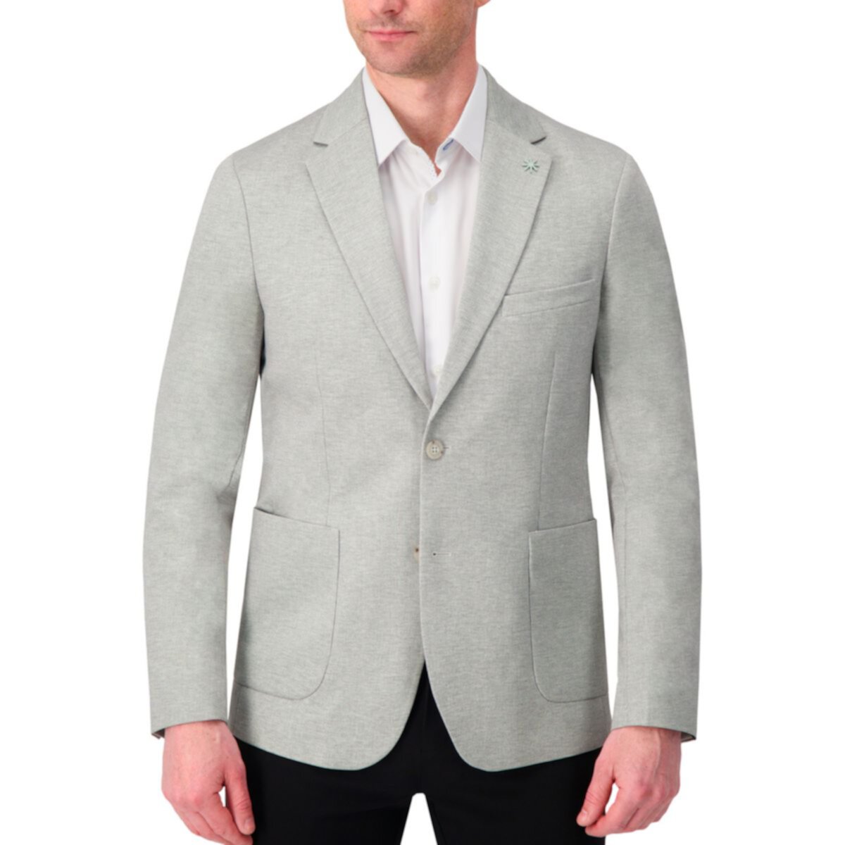 Men's Report Collection Performance Slim Fit Stretch Knit Sport Coat Report Collection