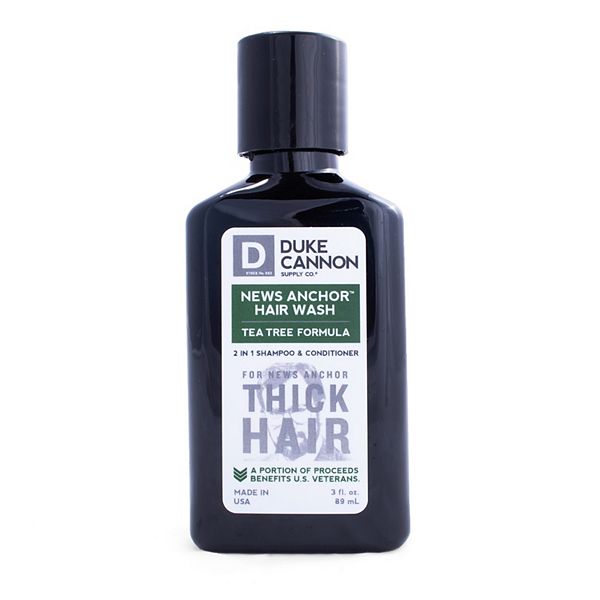 Duke Cannon Supply Co. News Anchor 2-in-1 Hair Wash - Tea Tree Formula - Travel Size Duke Cannon