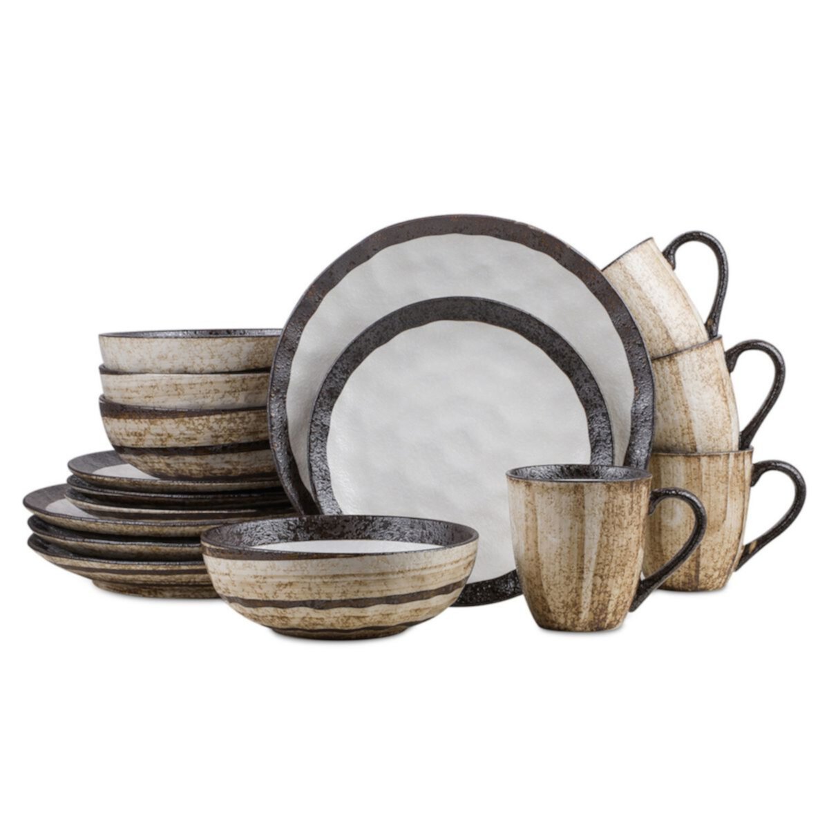 Stone + Lain Lucy Porcelain 16-pc. Dinnerware Set Stone + Lain