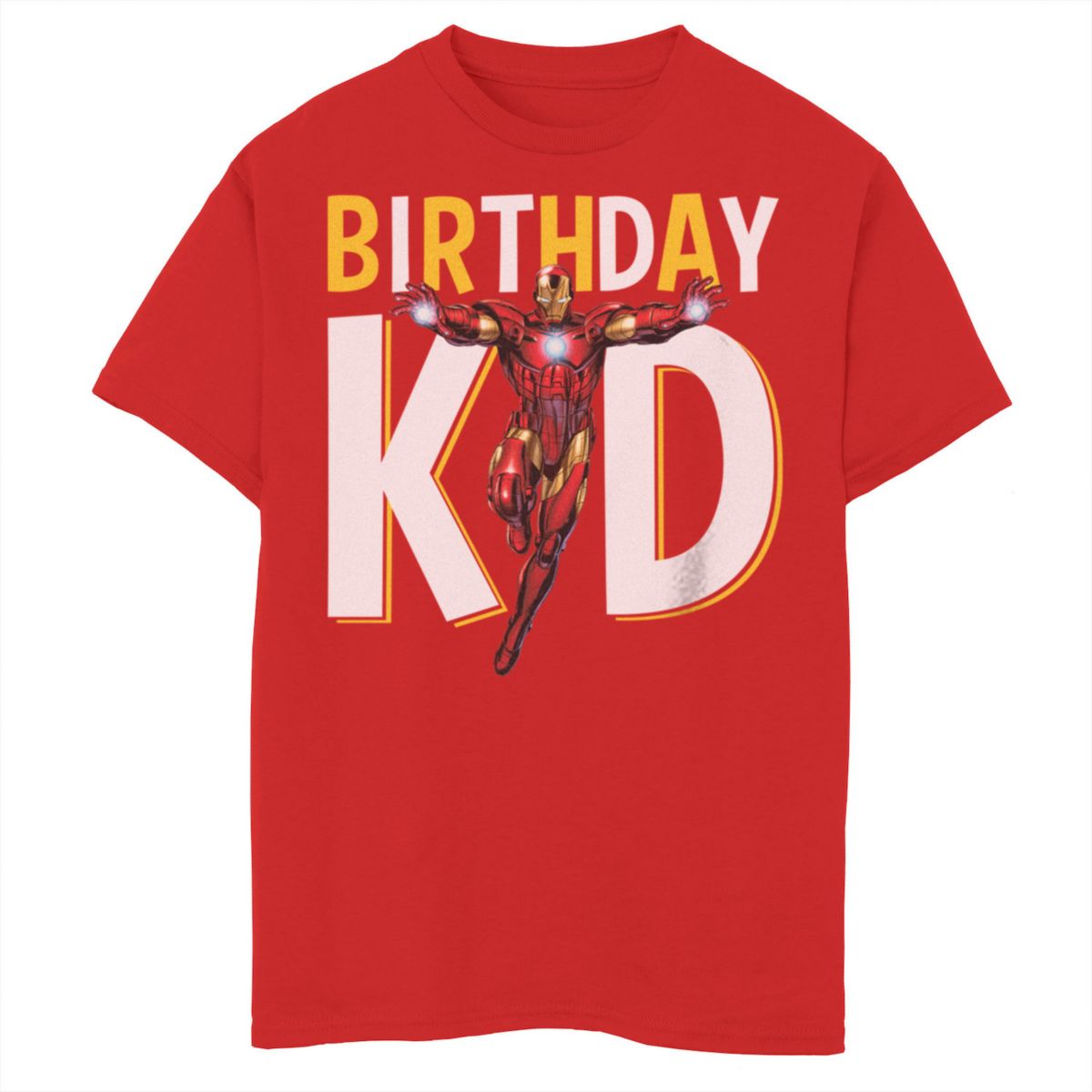 Boys 8-20 Marvel The Avengers Iron Man Birthday Kid Graphic Tee Marvel