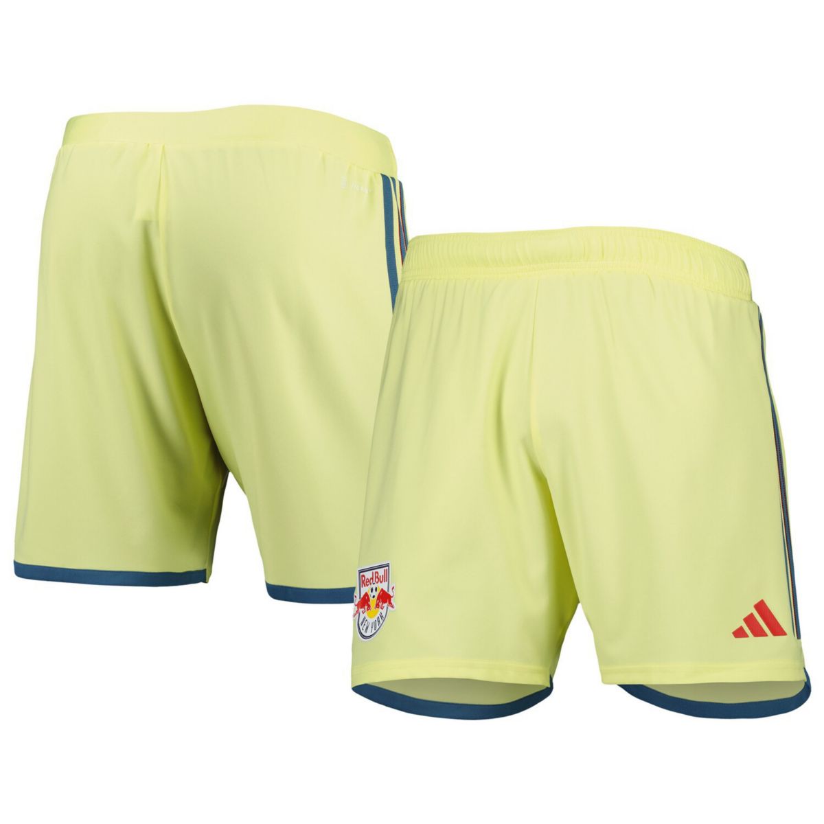 Men's adidas Yellow New York Red Bulls 2023 Away AEROREADY Authentic Shorts Unbranded