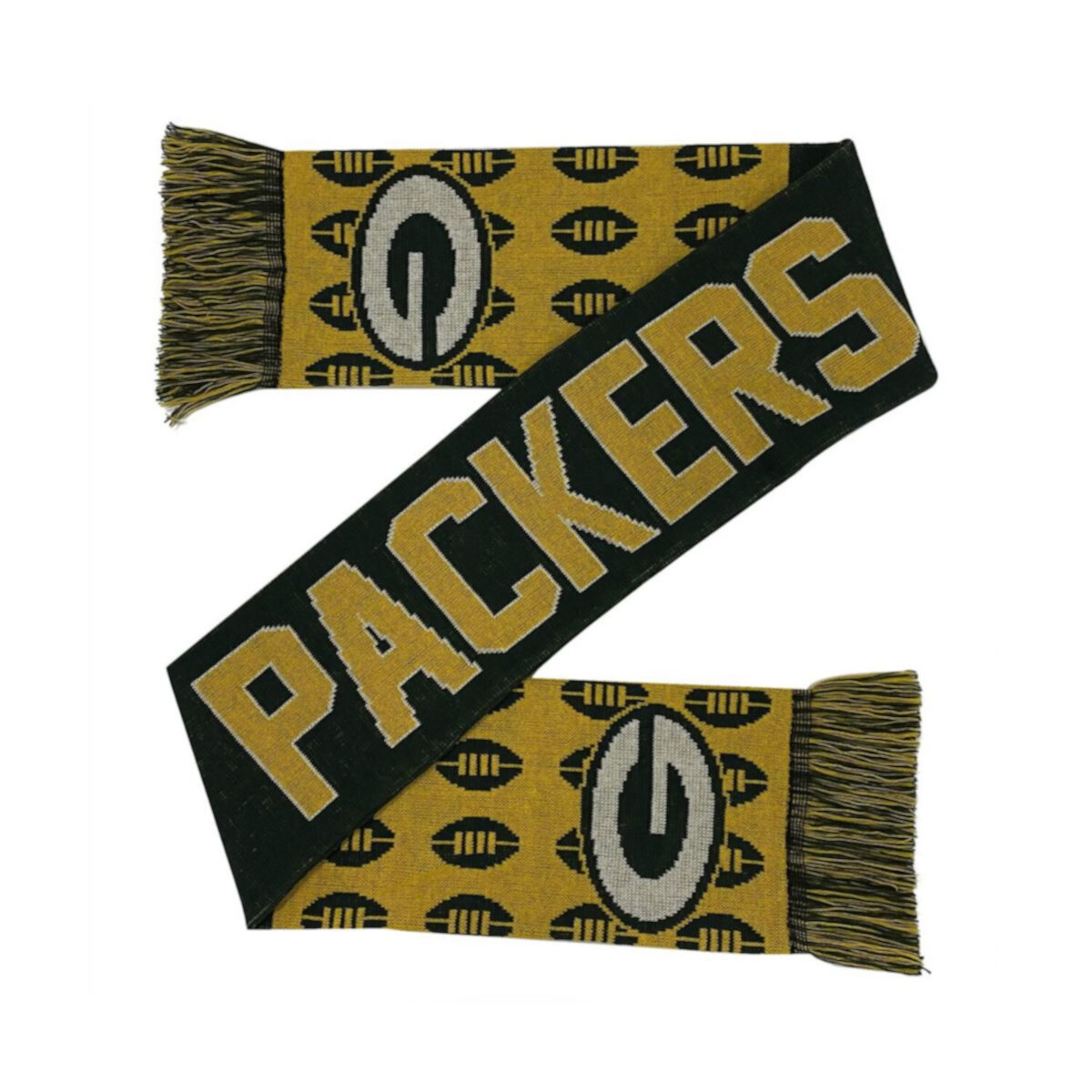 FOCO Green Bay Packers Reversible Thematic Scarf FOCO
