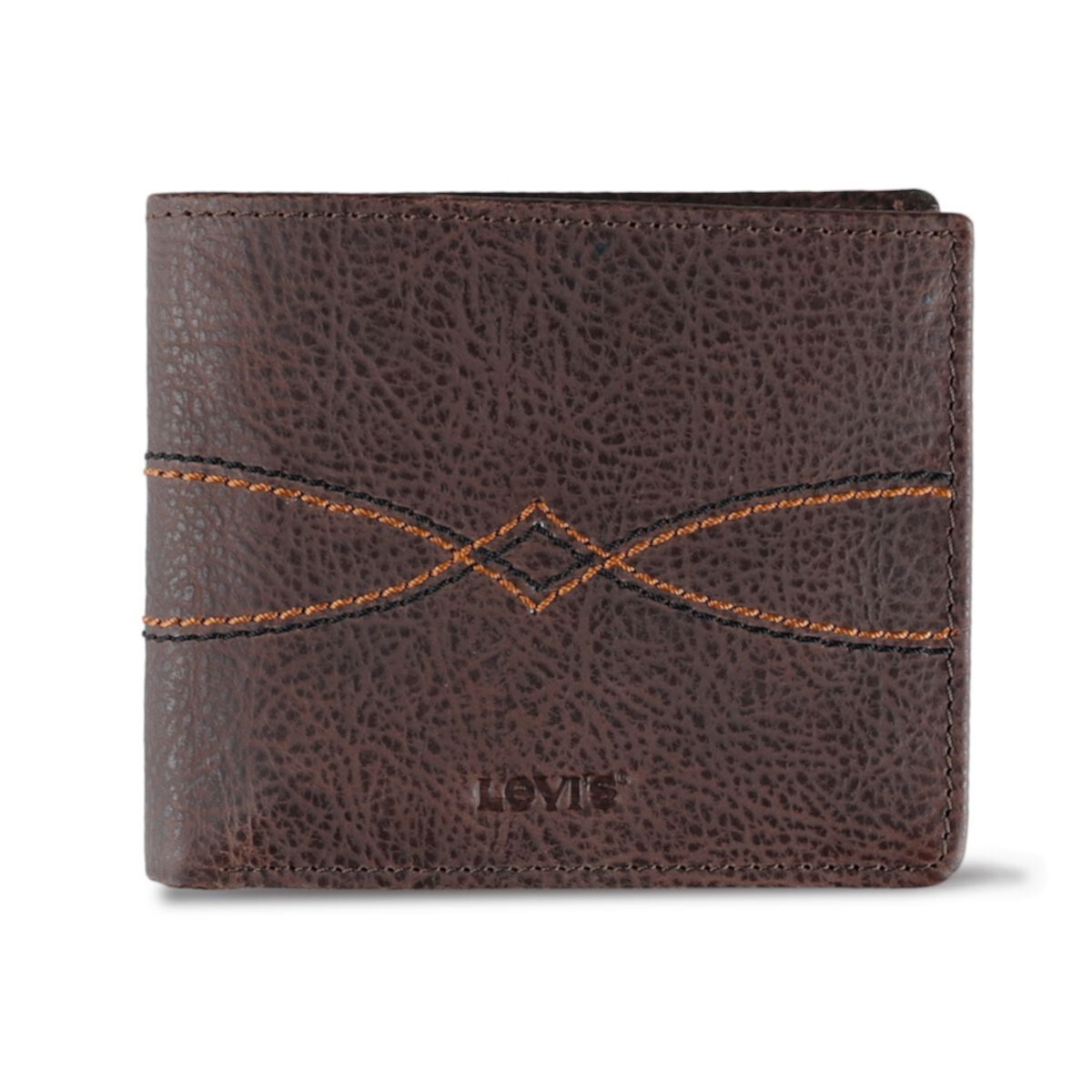 Men's Levi's RFID-Blocking Western Stitched Extra-Capacity Genuine Leather Bifold Wallet Levi's®