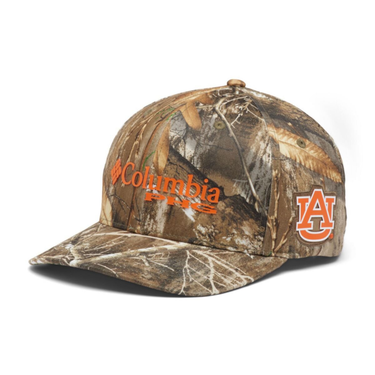 Unisex Columbia Realtree Camo Auburn Tigers Mossy Oak Bottomland Flex Hat Unbranded