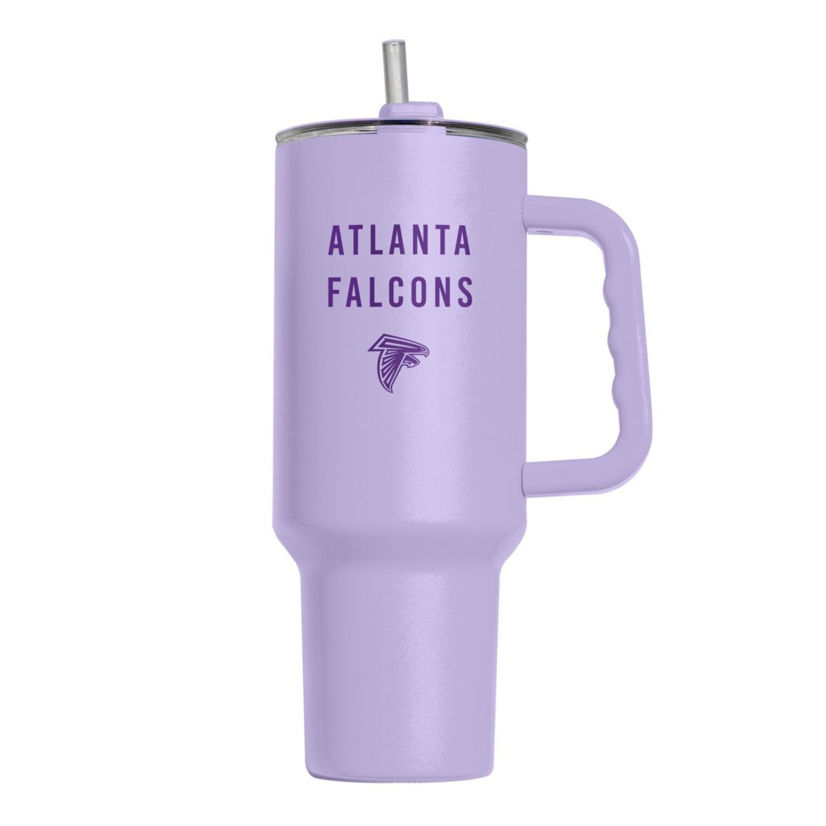 Atlanta Falcons 40oz. Lavender Soft Touch Tumbler Logo Brand