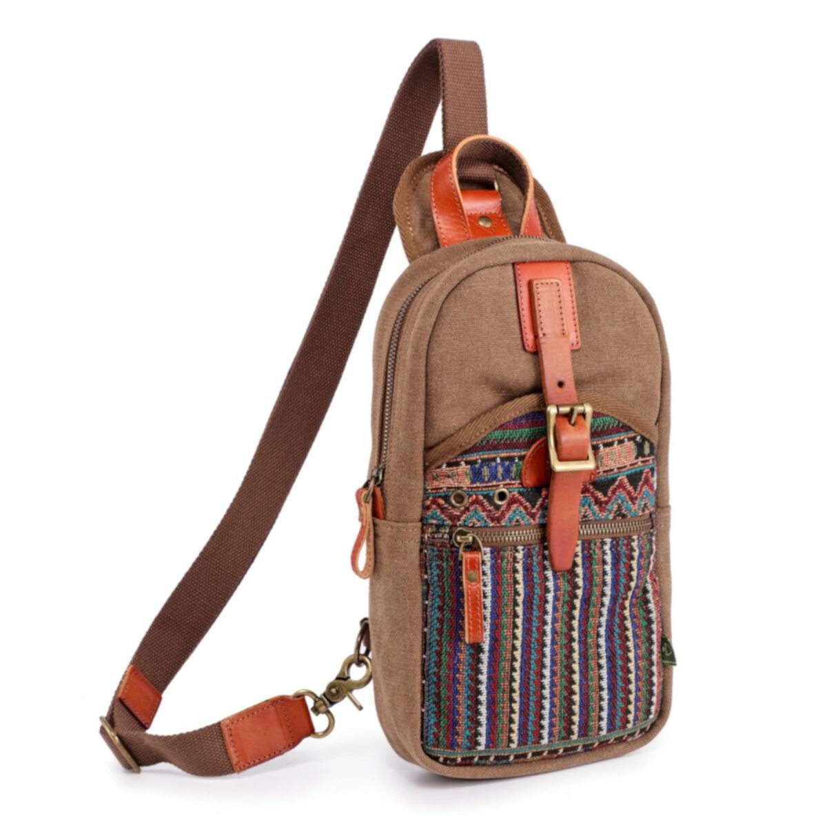 Tsd Brand Four Season Canvas Sling Bag TSD BRAND