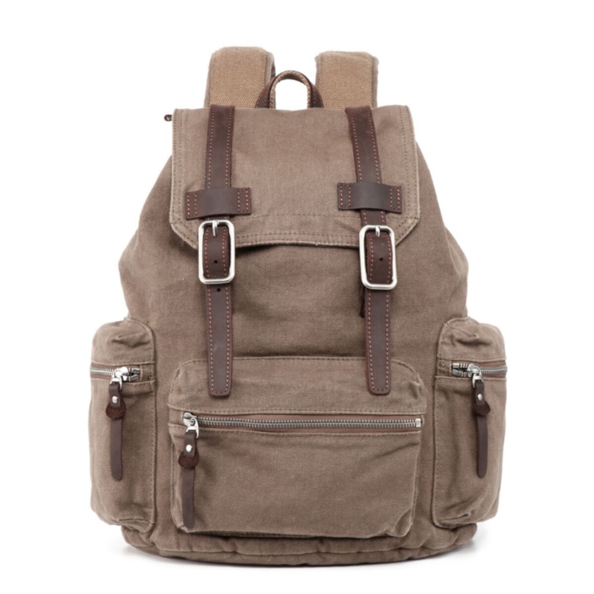 Tsd Brand Silent Trail Canvas Backpack TSD BRAND