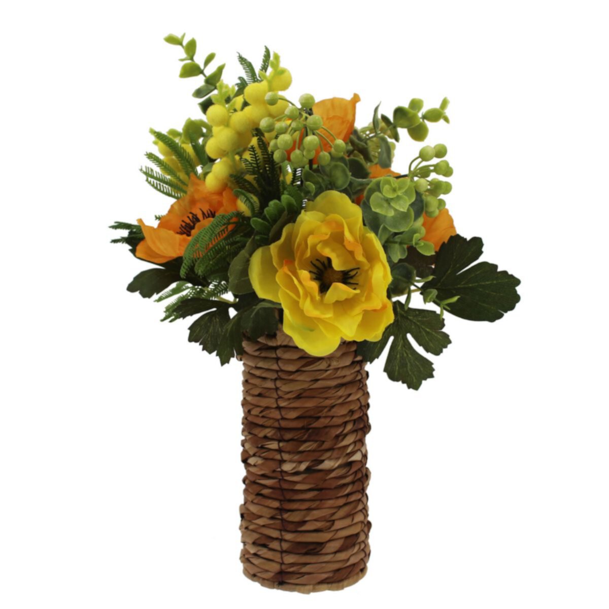 Sonoma Goods For Life® Artificial Poppy Floral Arrangement Table Decor SONOMA