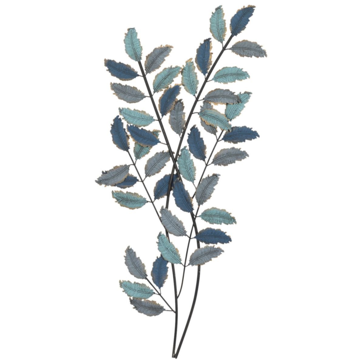 Stella & Eve Blue Leaves Wall Decor Stella & Eve