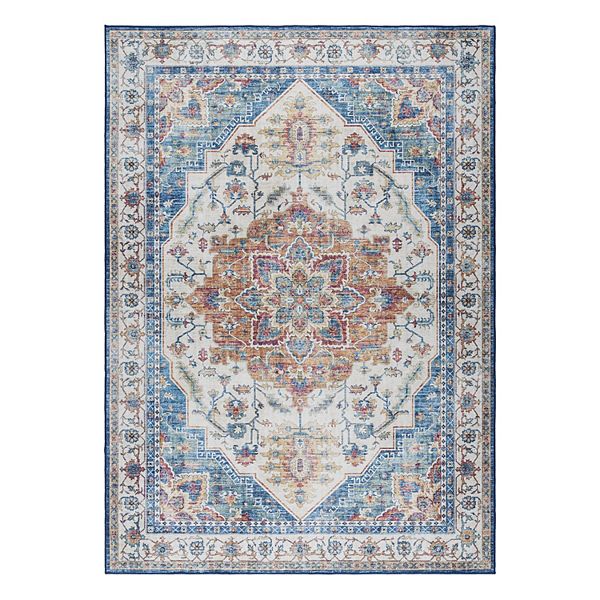 Gertmenian Crystal Soha Blue Area Rug Gertmenian