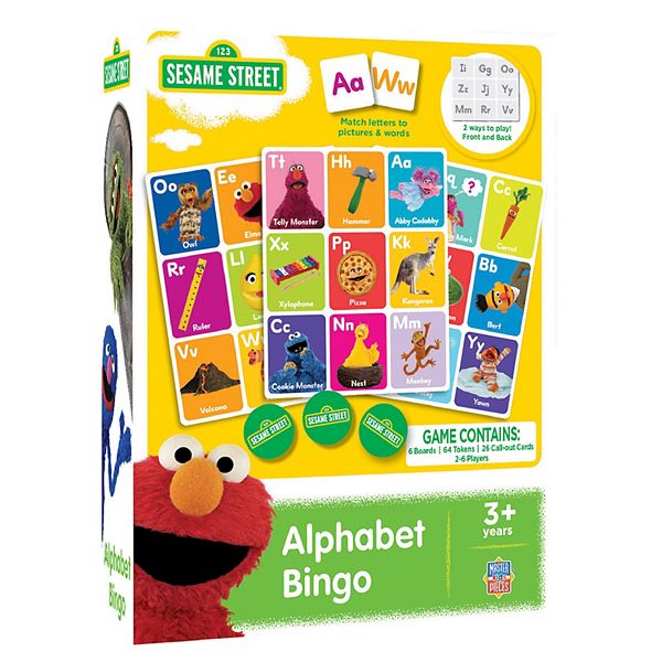 Masterpieces Puzzles Sesame Street Alphabet Bingo Masterpieces Puzzles