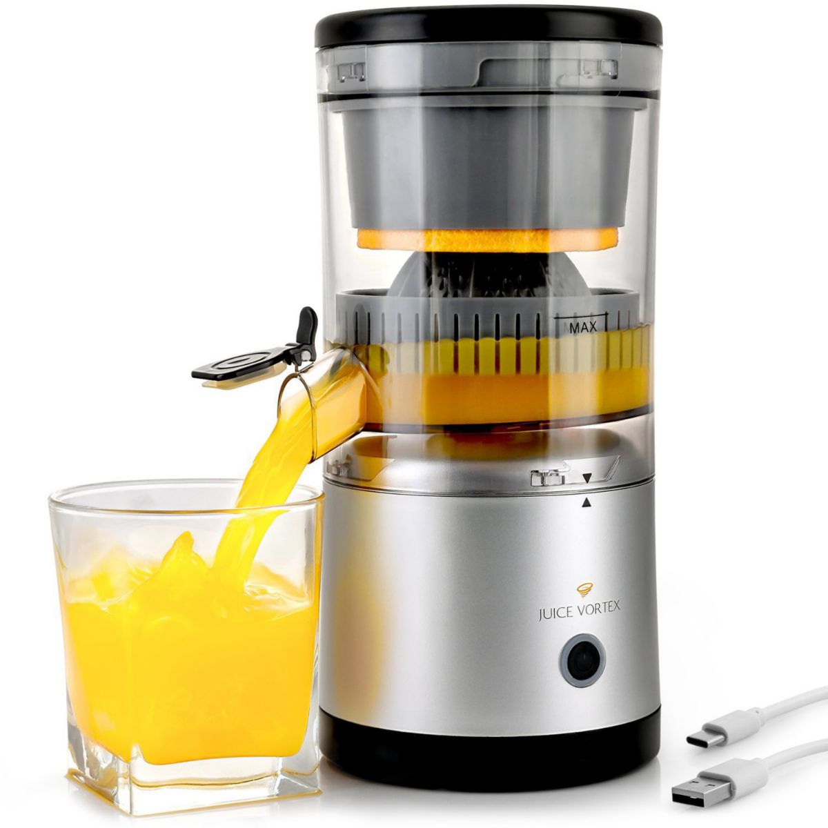 Juice Vortex Lemon & Orange Juicer - Electric Citrus Squeezer & Presser Zulay