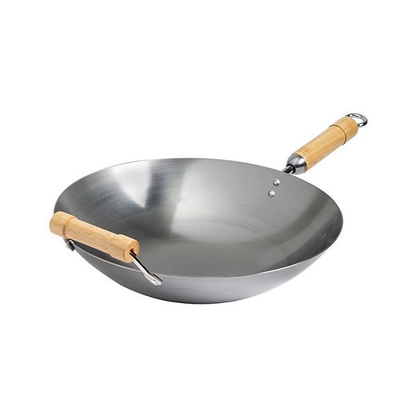 Joyce Chen 14-in. Rounded Carbon Steel Wok JOYCE CHEN