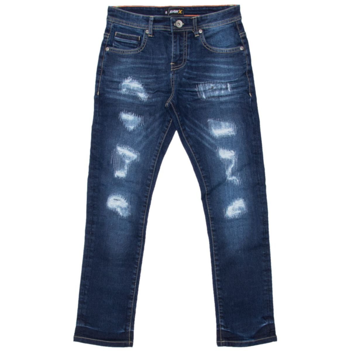 Boys 4-7 Fashion Rip & Repair Jeans With Stretch RawX