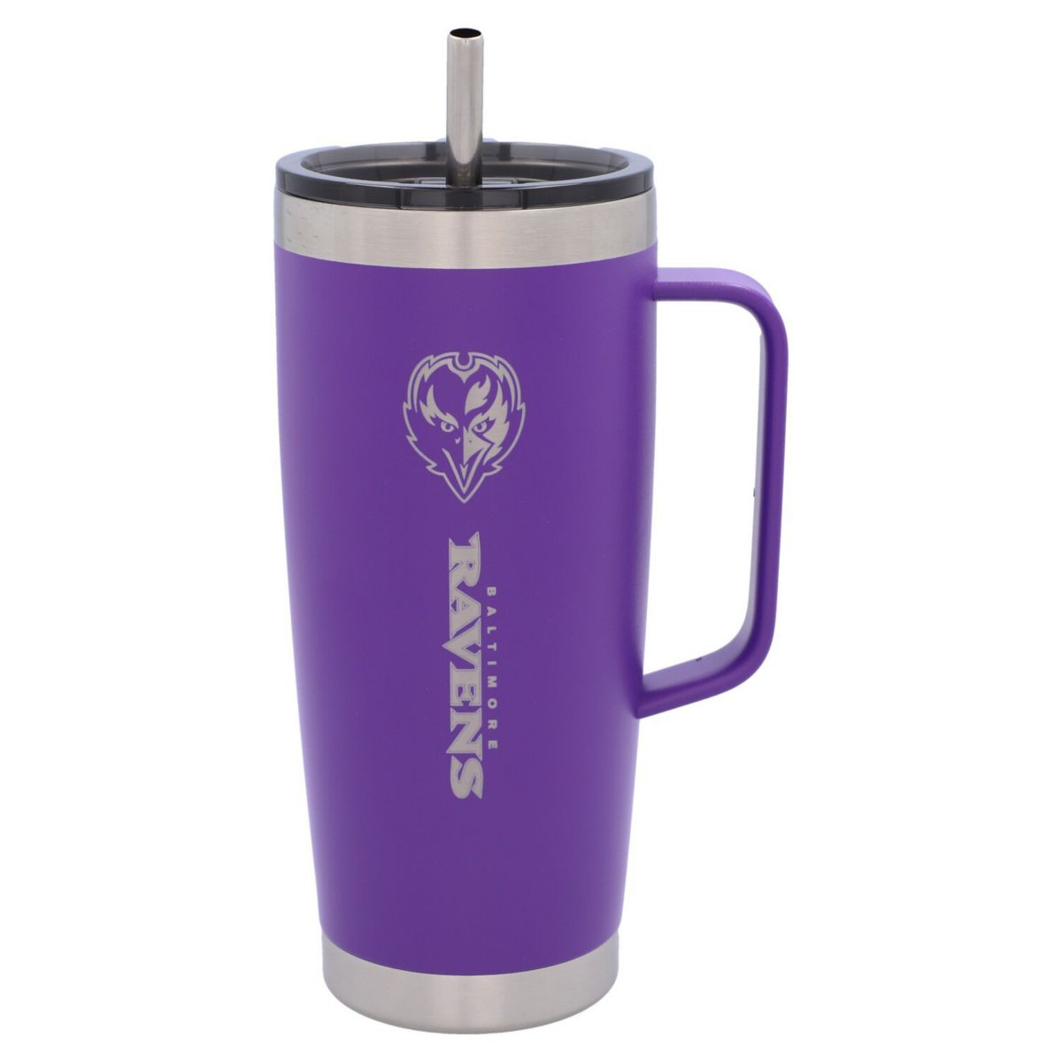 The Memory Company Baltimore Ravens 26oz. Team Color Roadie Tumbler with Handle The Memory Company