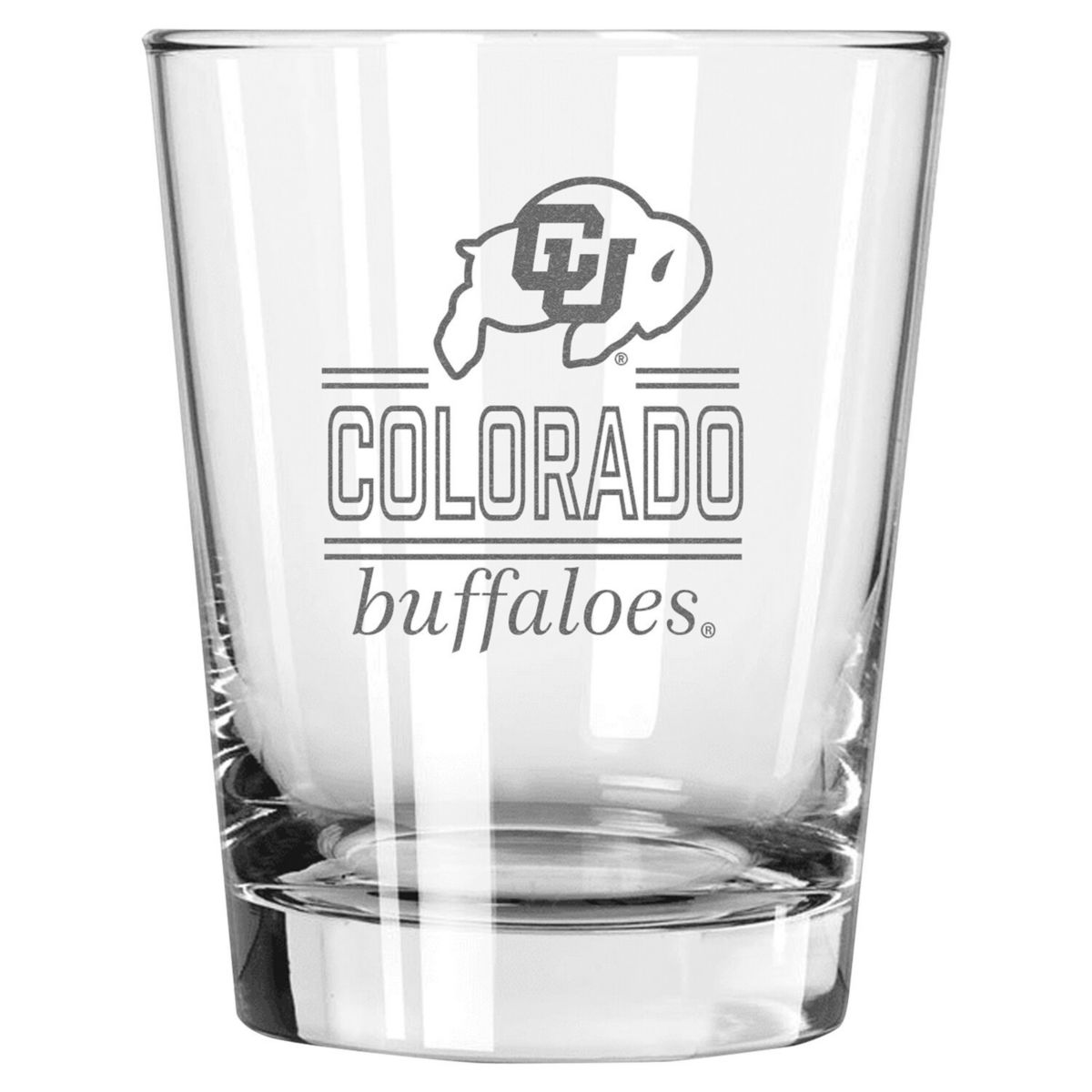 Colorado Buffaloes 15oz. Double Old Fashioned Glass The Memory Company