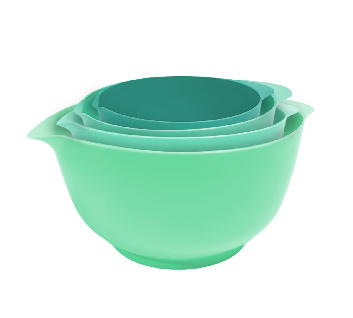 Lexi Home 4-Piece Nested Plastic Mixing Bowl Set with Non-Slip Base Lexi Home