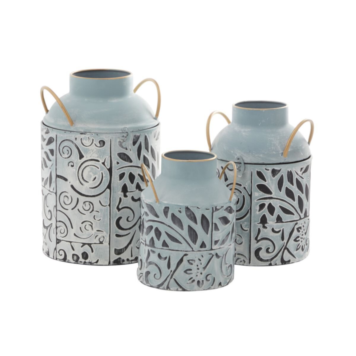 Stella & Eve Iron Vase 3-piece set Stella & Eve