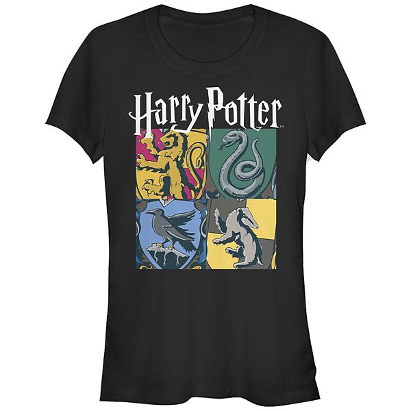 Детская Футболка Harry Potter Hogwarts Houses Vintage Collage Harry Potter