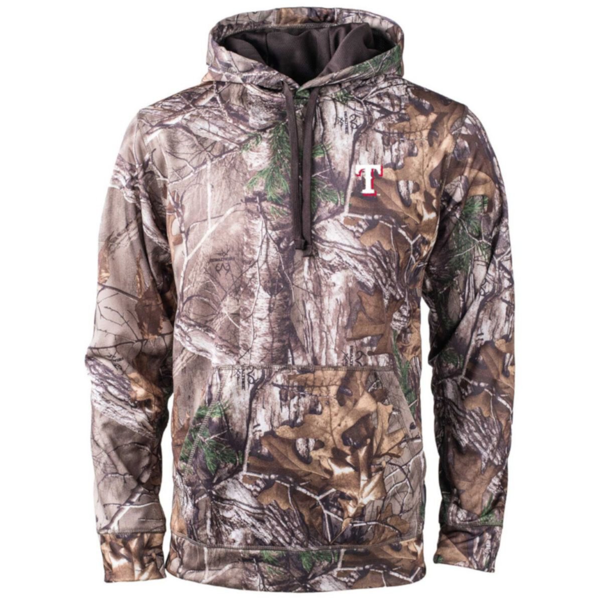 Men's Dunbrooke Camo Texas Rangers Champion Realtree Pullover Hoodie Dunbrooke