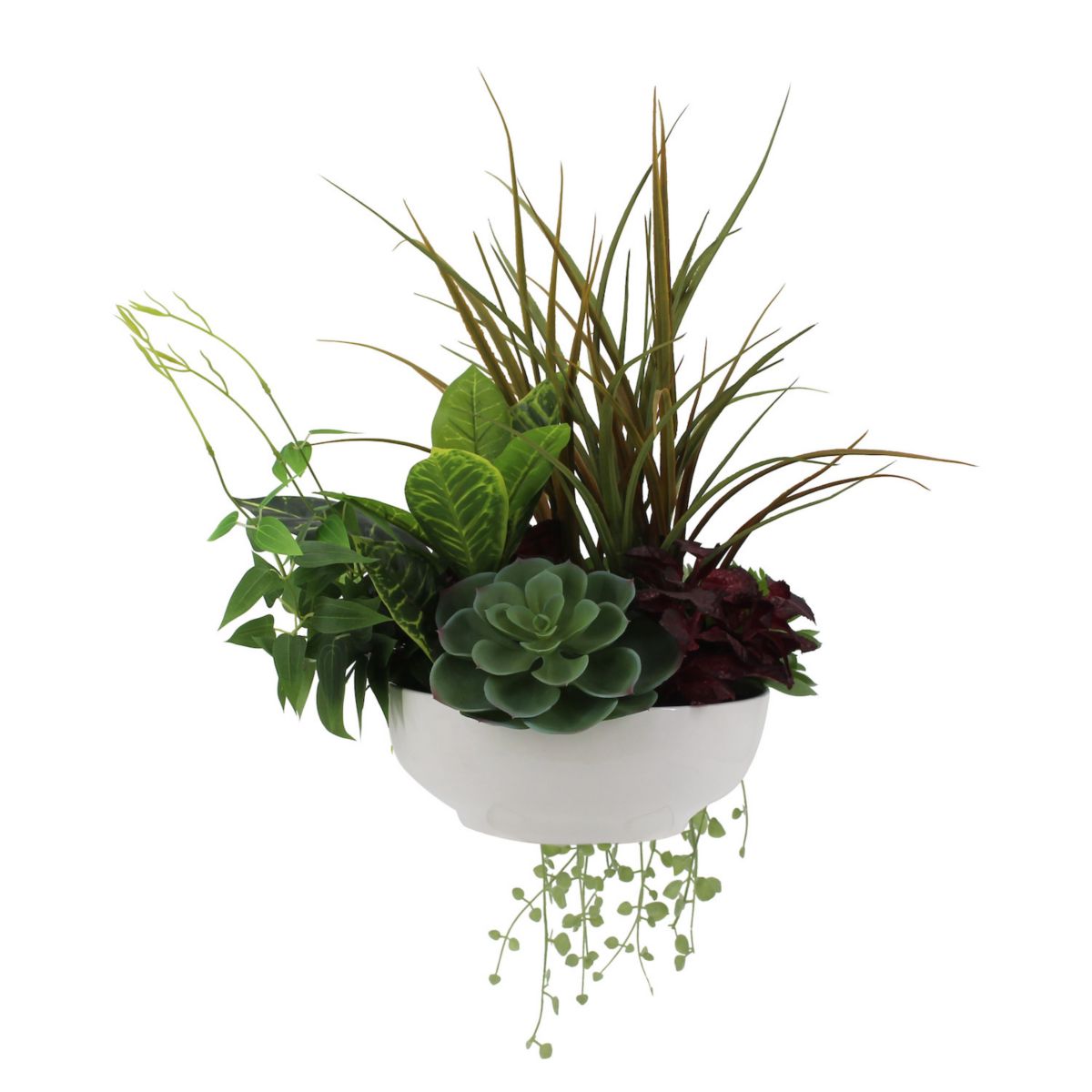 Sonoma Goods For Life® Potted Artificial Grass & Succulent Plant Table Decor SONOMA