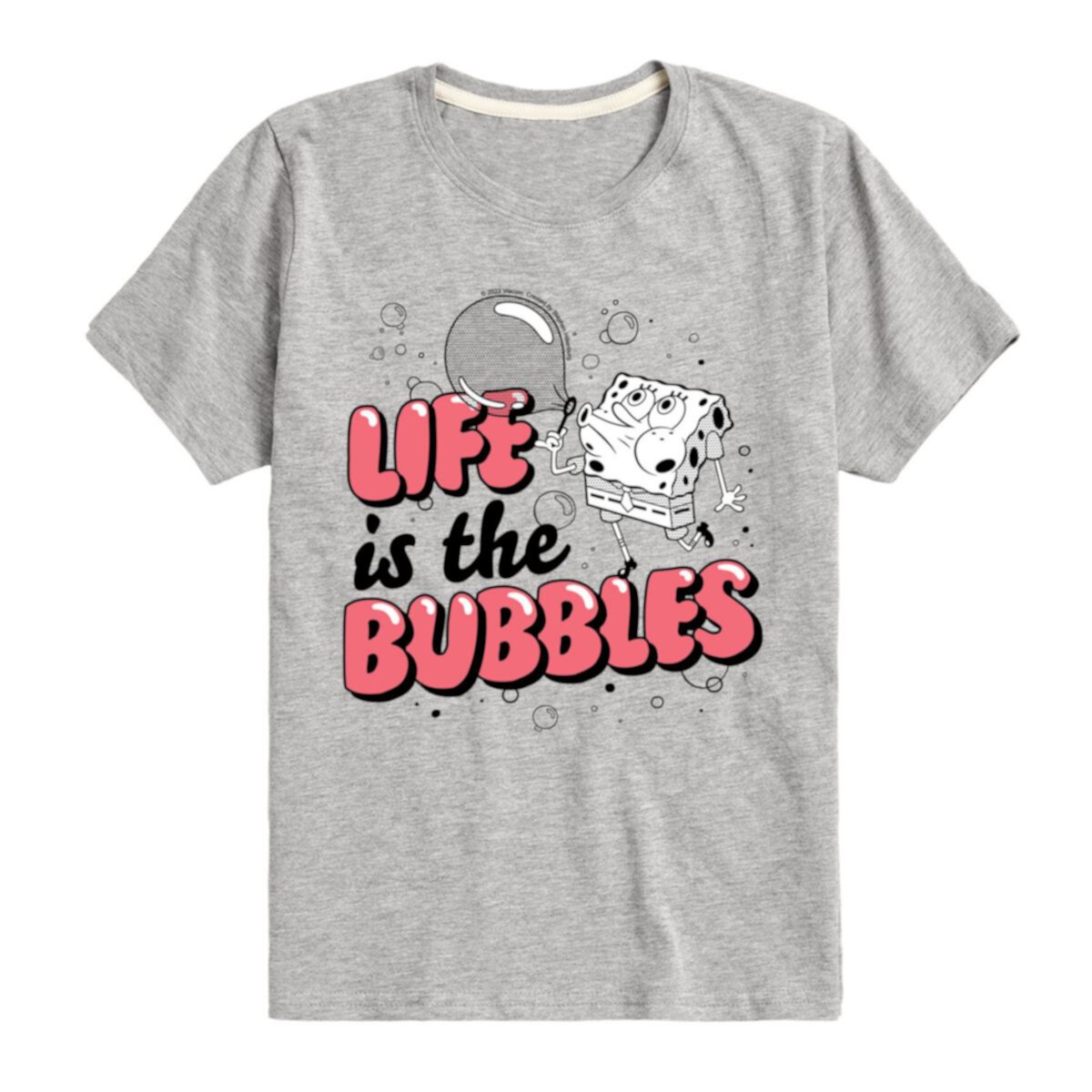 Boys 8-20 Spongebob Life Is The Bubbles Graphic Tee Nickelodeon