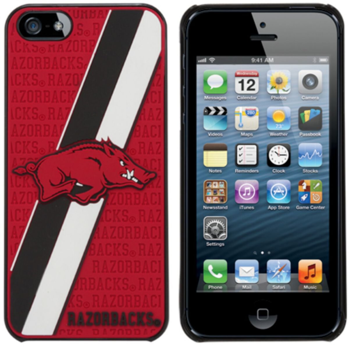 Чехол для телефона и гаджета Arkansas Razorbacks iPhone 5 - Кардинал Unbranded